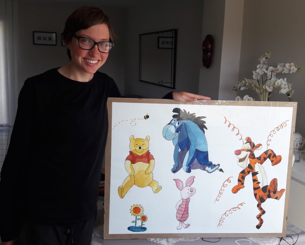 Pooh Watercolor