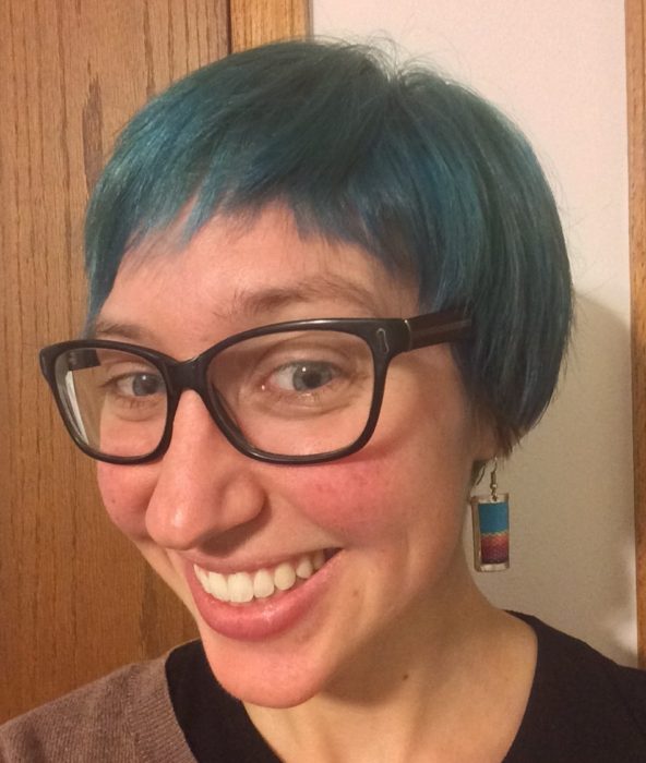 rebecca blue hair