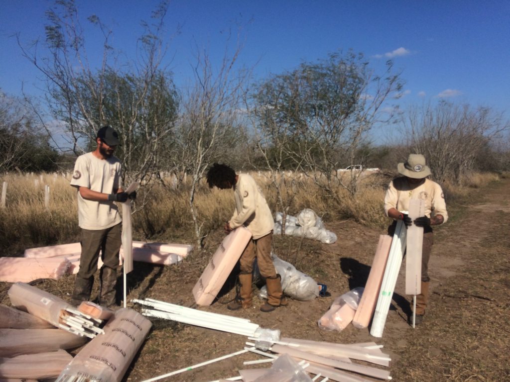 assembling plant tubes