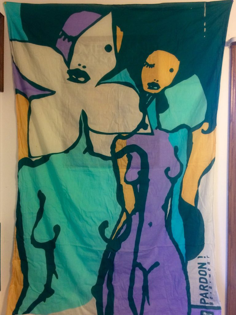 teal scarf