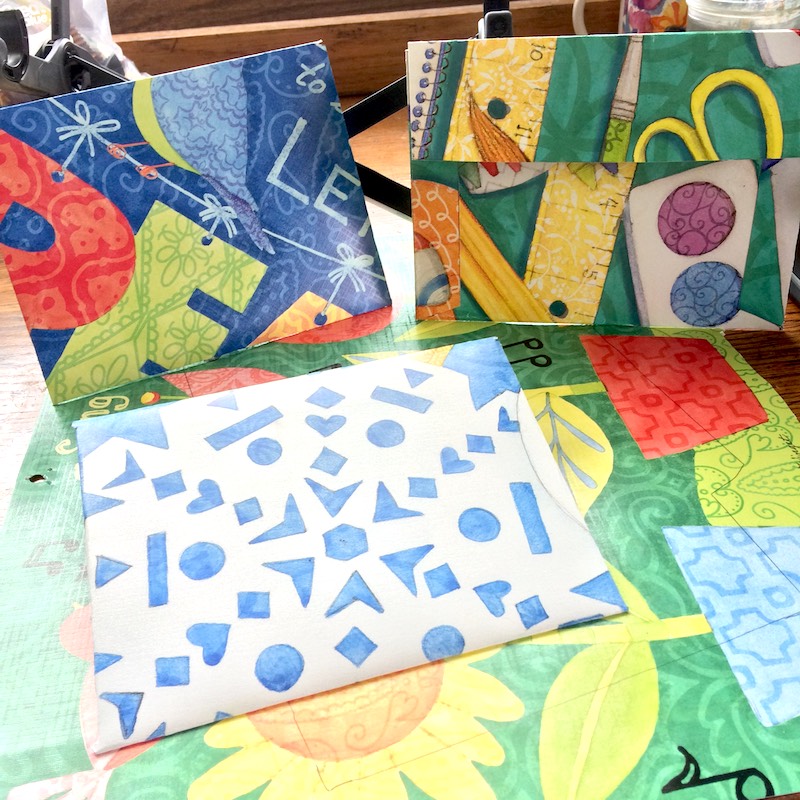 diy snail mail envelopes