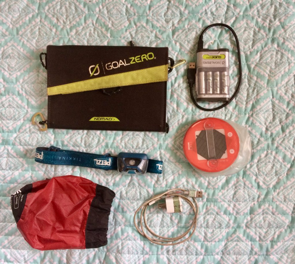 Solar charger, headlamp