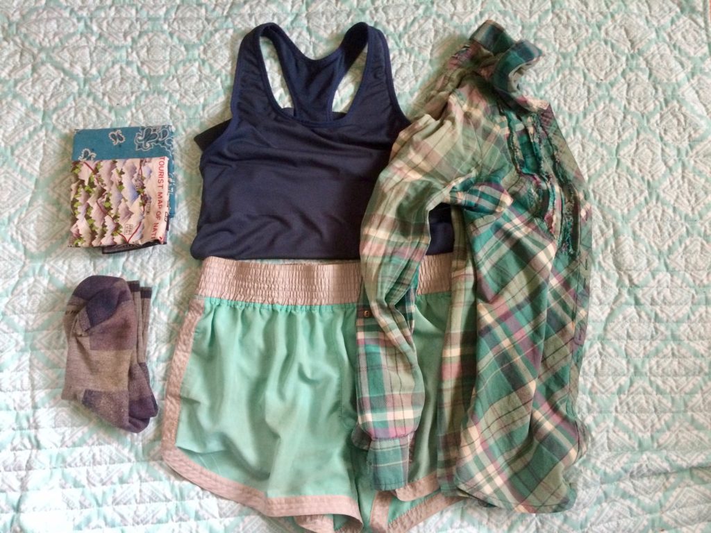 Clothes worn on AZT thru-hike