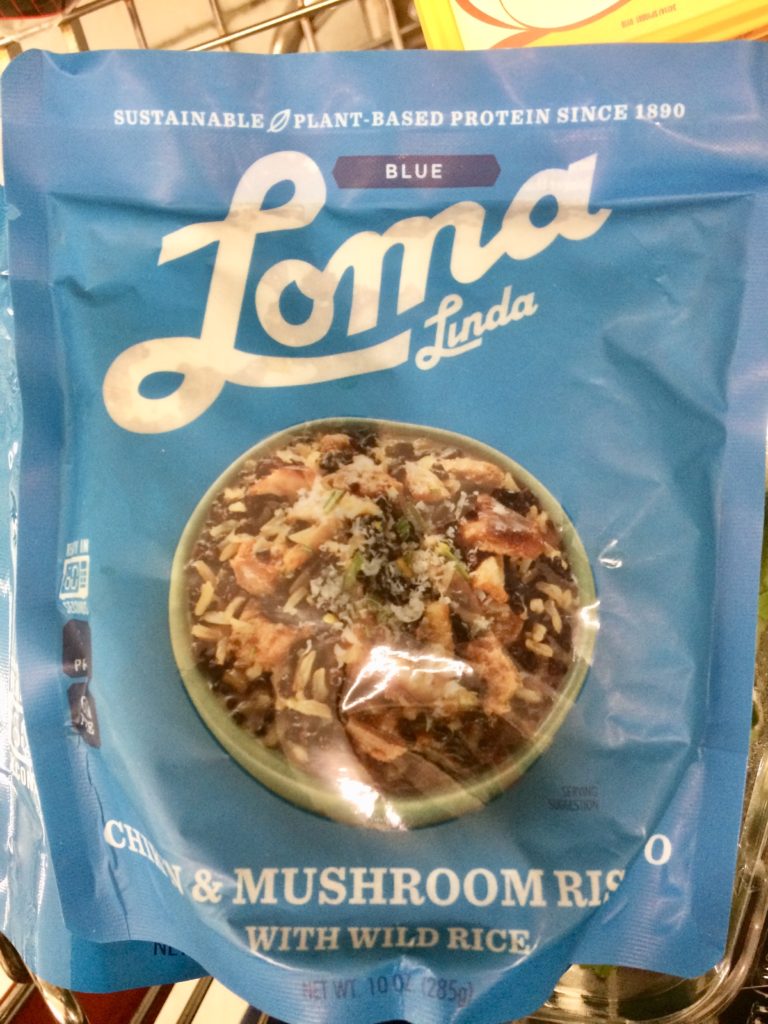 Loma Linda vegan meal
