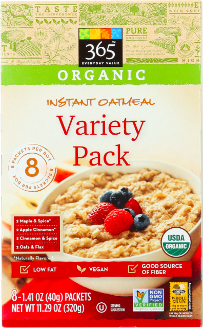 Oatmeal variety pack