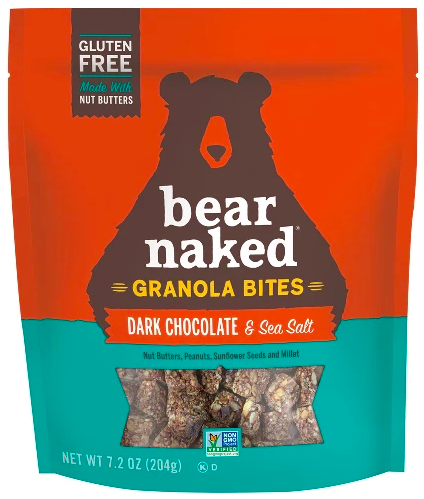 Bear Naked dark chocolate granola bites