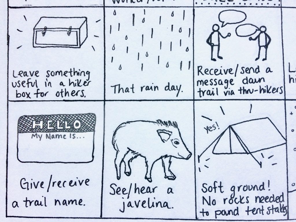Arizona Trail Bingo