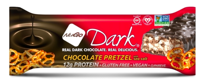NuGo Dark Chocolate Pretzel Bar