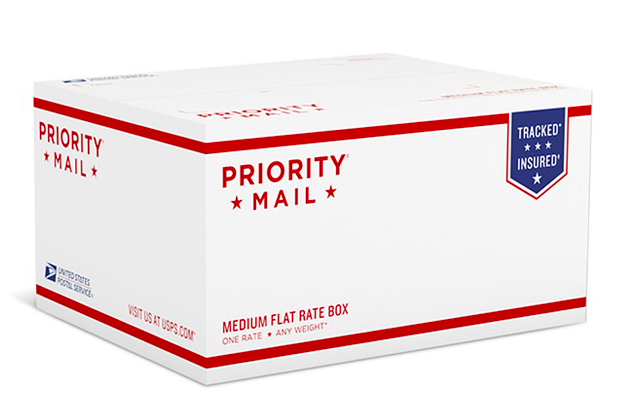 medium flat rate priority box