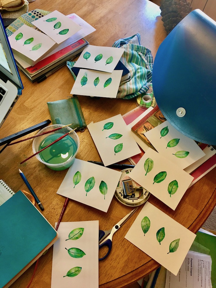 Painting Postcards