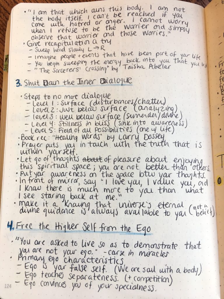 your sacred self book notes