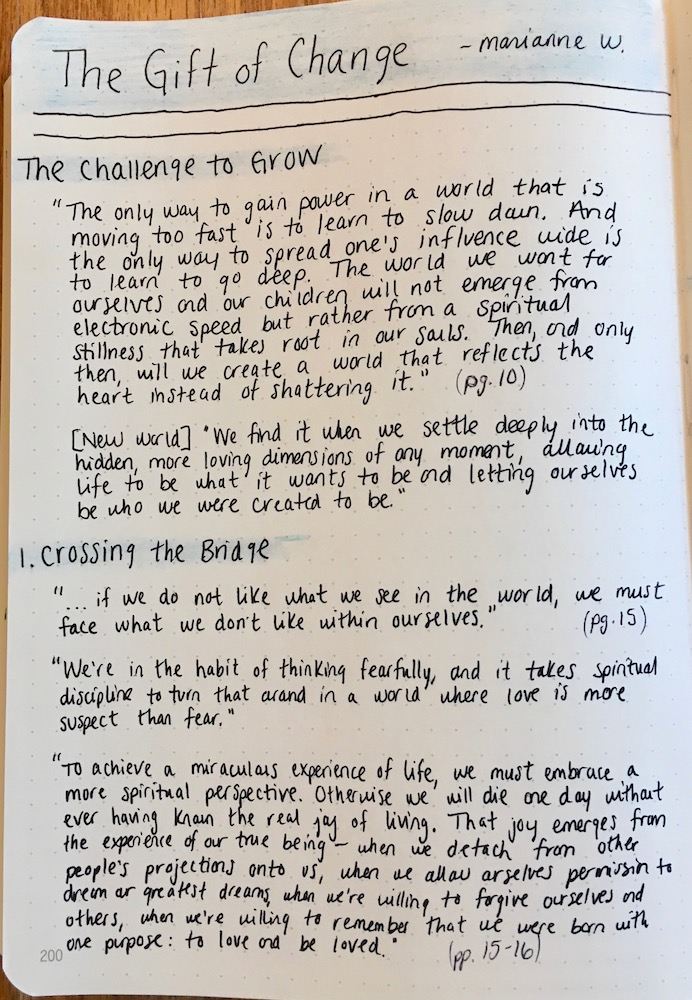 the gift of change