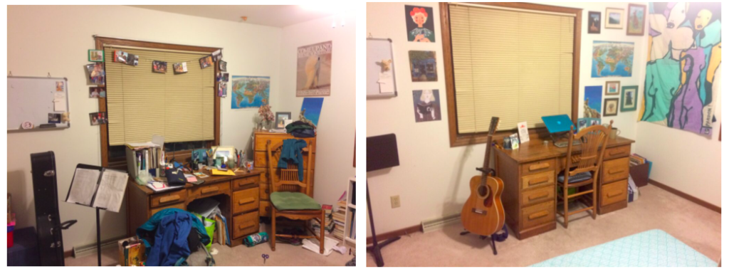 Before/After Room Org